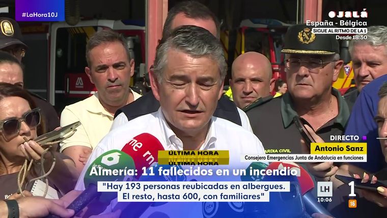 Antonio Sanz en RTVE respondiendo por qué no se envió el ES-Alert, minuto 00:14:12.